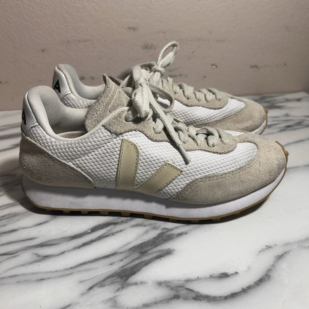 VEJA Rio Branco White Pierre Natural Women’s Size 6 Shoes Sneakers Neutral